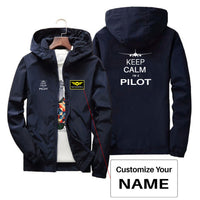 Thumbnail for Pilot (777 Silhouette) Designed Thin Windbreaker Jackets