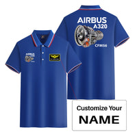 Thumbnail for Airbus A320 & CFM56 Engine Designed Stylish Polo T-Shirts (Double-Side)