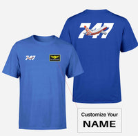 Thumbnail for Super Boeing 747 Intercontinental Designed Double-Side T-Shirts