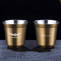 Thumbnail for Air Dolomiti  Airlines Designed Double Wall Stainless Steel Coffee Mugs