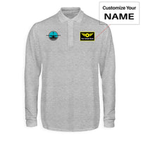 Thumbnail for Cessna & Gyro Designed Long Sleeve Polo T-Shirts
