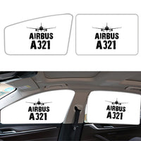Thumbnail for Airbus A321 & Plane Designed Car Sun Shade (Side window)