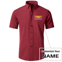 Thumbnail for Custom Name (Badge 1) Design Super Quality Short Sleeve Shirts