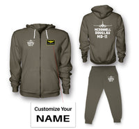 Thumbnail for McDonnell Douglas MD-11 & Plane Designed Zipped Hoodies & Sweatpants Set