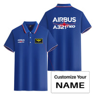 Thumbnail for Amazing Airbus A321neo Designed Stylish Polo T-Shirts (Double-Side)