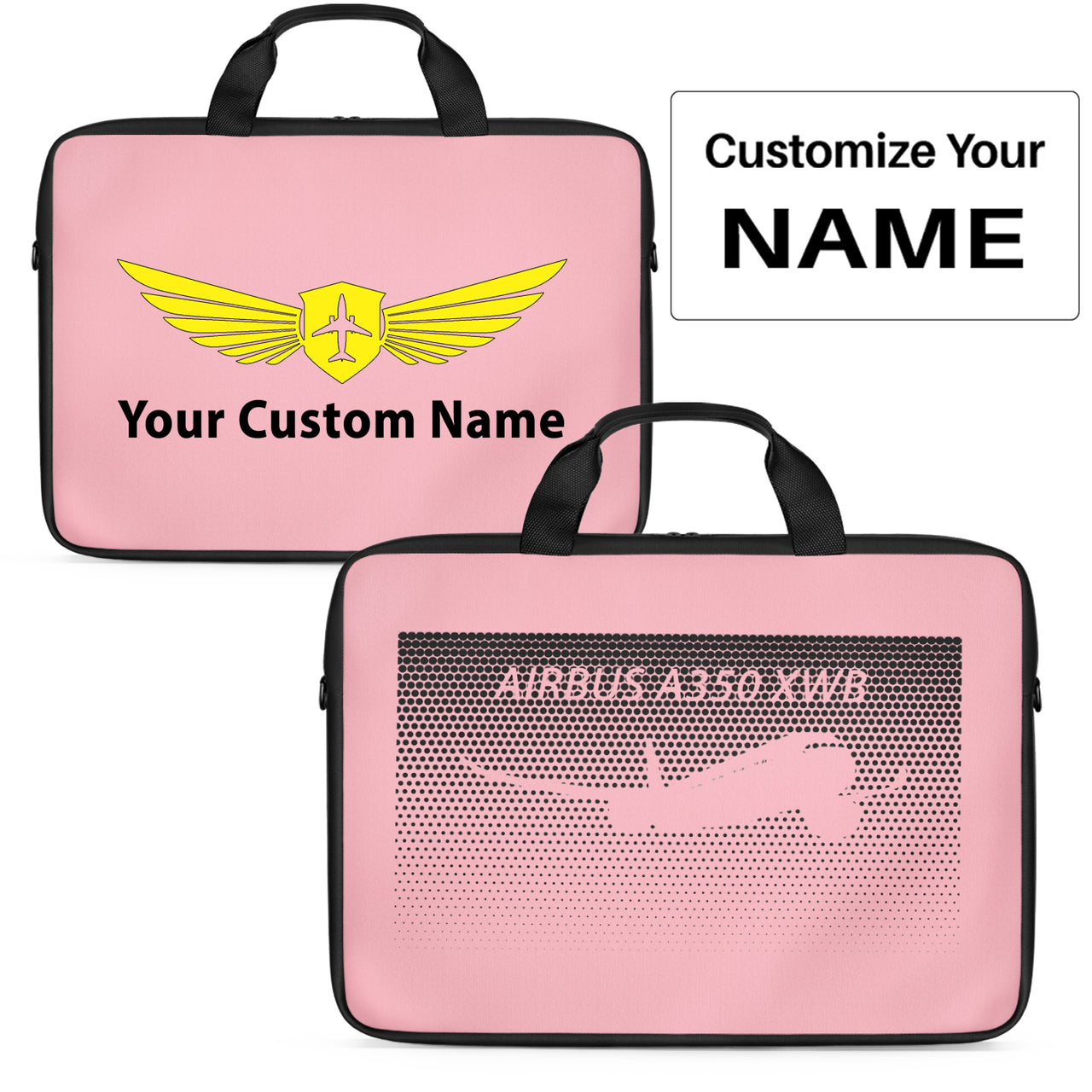 Airbus A350XWB & Dots Designed Laptop & Tablet Bags