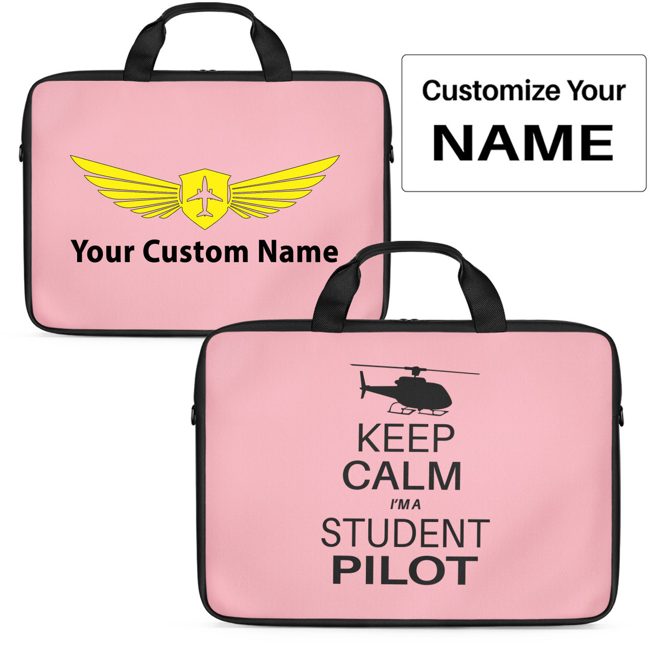 Student Pilot (Helicopter) Designed Laptop & Tablet Bags