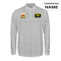 Thumbnail for Retro Glider Designed Long Sleeve Polo T-Shirts