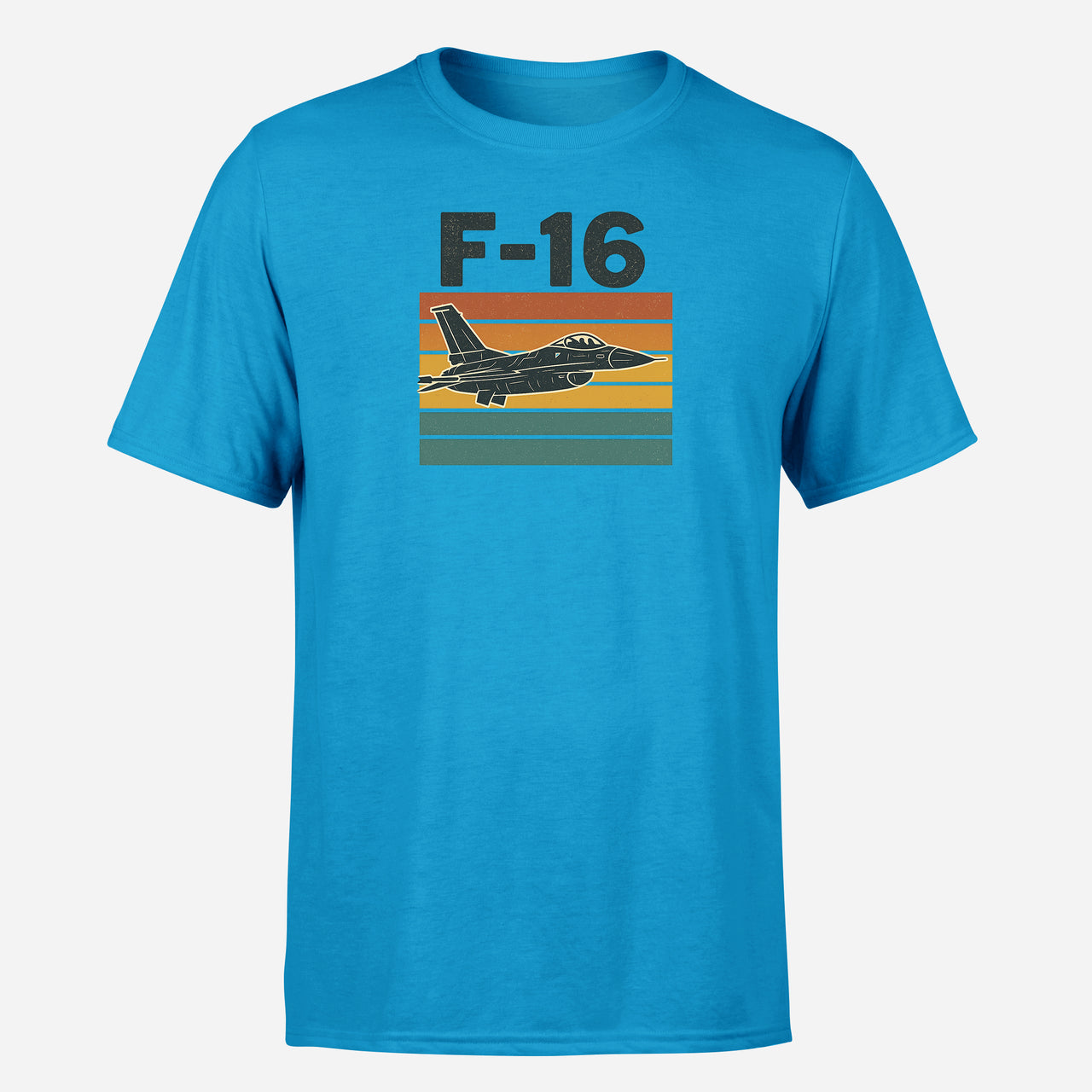Retro Fighter Jet F16 Design Super Quality T-Shirts