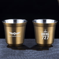 Thumbnail for Boeing 727 & Plane Designed Double Wall Stainless Steel Coffee Mugs