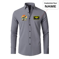 Thumbnail for Retro Fighter Jet F15 Designed Long Sleeve Shirts