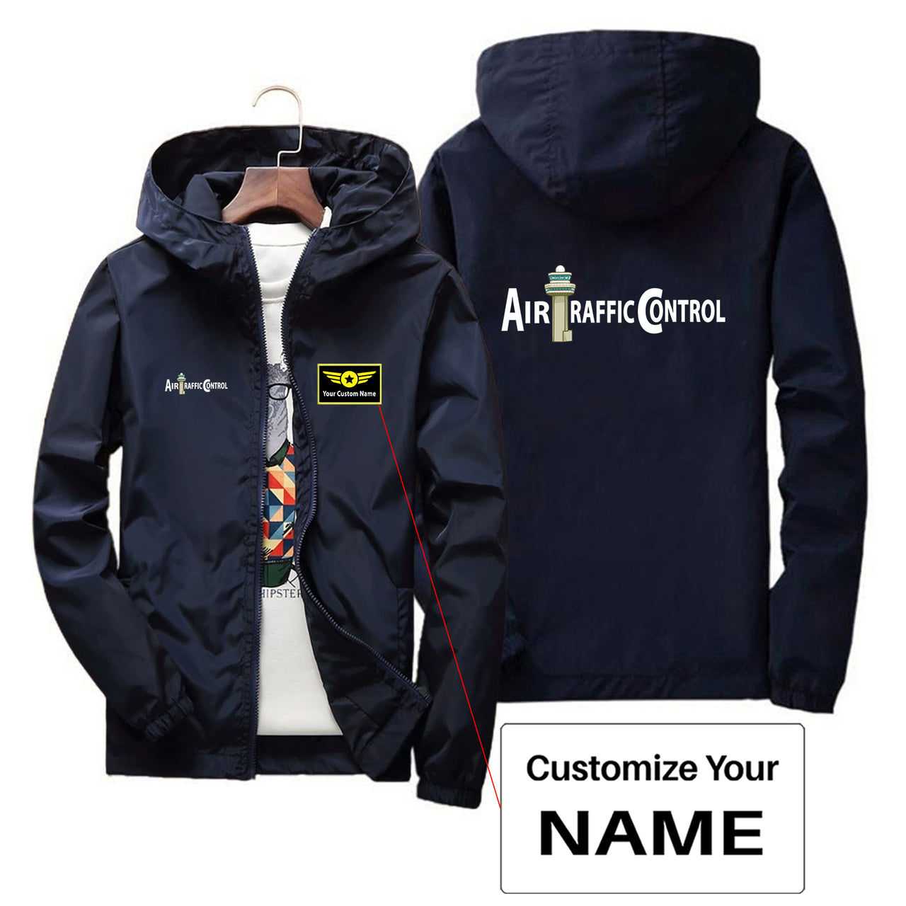 Air Traffic Control Designed Thin Windbreaker Jackets