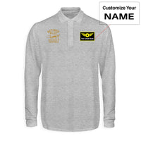 Thumbnail for Retired Pilot & Coctails Designed Long Sleeve Polo T-Shirts