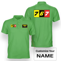 Thumbnail for Flat Colourful 767 Designed Double Side Polo T-Shirts