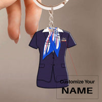 Thumbnail for American Airlines Uniform Acrylic Keychain