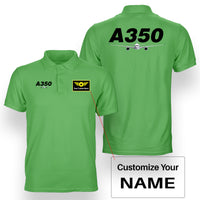 Thumbnail for Super Airbus A350 Designed Double Side Polo T-Shirts