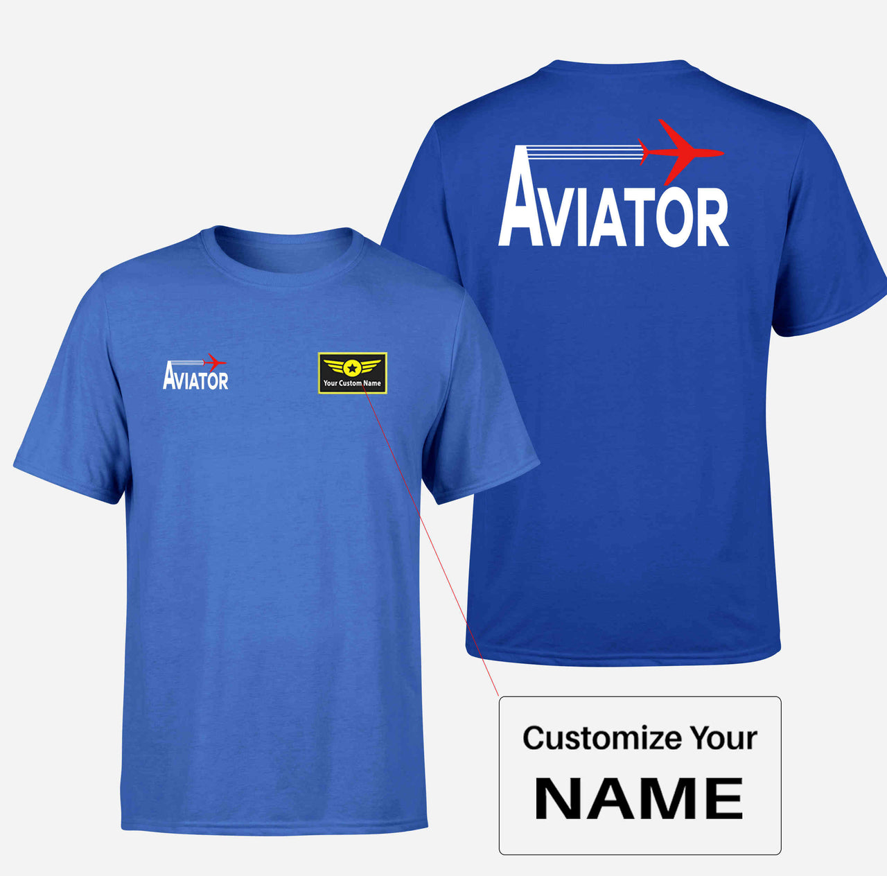 Aviator Double-Side T-Shirts