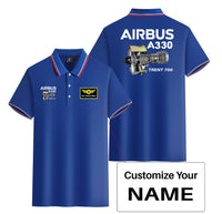 Thumbnail for Airbus A330 & Trent 700 Engine Designed Stylish Polo T-Shirts (Double-Side)