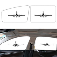 Thumbnail for McDonnell Douglas MD-11 Silhouette Plane Designed Car Sun Shade (Side window)