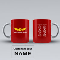 Thumbnail for Aviation DNA Designed Ceramic White Mugs