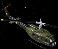 Thumbnail for 1/48 US Army Bell UH-1H Huey Utility Helicopter Iroquois Finished Alloy Military Aircraft Model