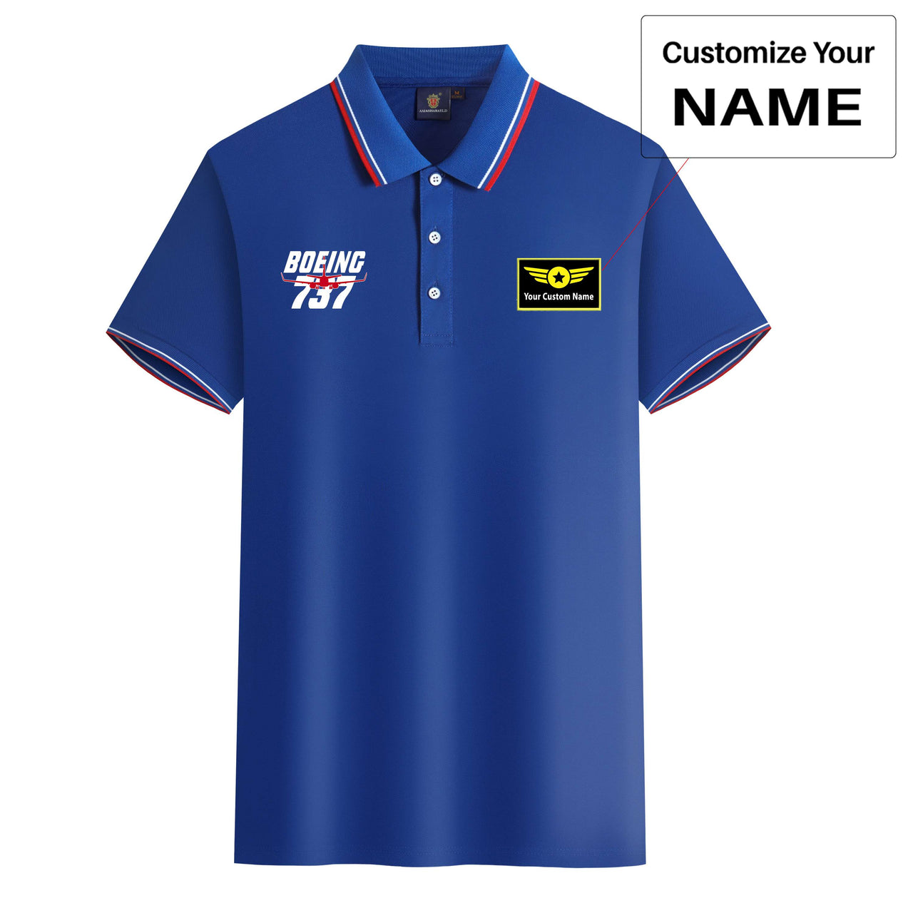 Amazing Boeing 737 Designed Stylish Polo T-Shirts