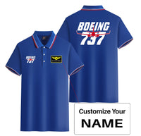 Thumbnail for Amazing Boeing 737 Designed Stylish Polo T-Shirts (Double-Side)