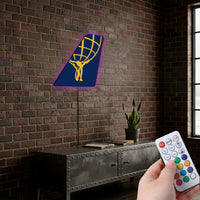 Thumbnail for Atlas Air Designed Metal Wall LED Aircraft Tail