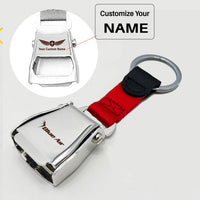 Thumbnail for Blue Air Airplane Seat Belt Key Chains