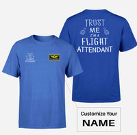 Thumbnail for Trust Me I'm a Flight Attendant Designed Double-Side T-Shirts