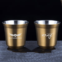 Thumbnail for Air Canada rouge Airlines Designed Double Wall Stainless Steel Coffee Mugs