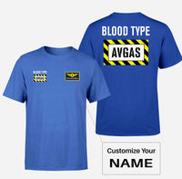 Thumbnail for Blood Type AVGAS Double-Side T-Shirts