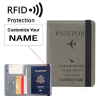 Thumbnail for Cathay Pacific Airways Airlines Designed Passport Cover Travel Wallet Passport Holder