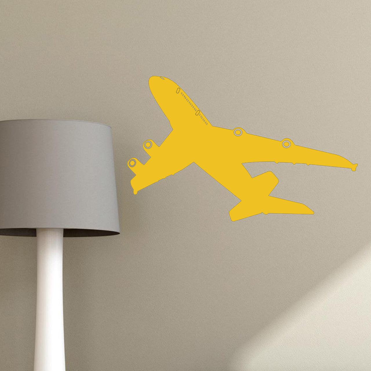 Climbing Airbus A380 Designed Wall Sticker