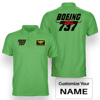 Thumbnail for Amazing Boeing 737 Designed Double Side Polo T-Shirts
