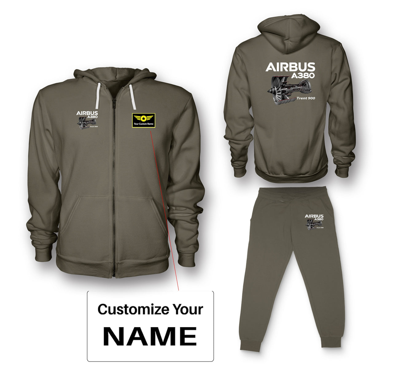 A380 pilot hoodie from Aviation Shop