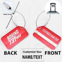 Thumbnail for Amazing 737 Max Designed Fashion Metal Luggage Tags
