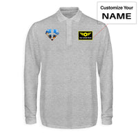 Thumbnail for Supermen of The Skies (Sunrise) Designed Long Sleeve Polo T-Shirts
