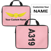 Thumbnail for A319 Text Designed Laptop & Tablet Bags