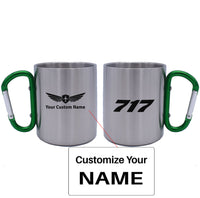 Thumbnail for 717 Flat Text Designed Stainless Steel Outdoors Mugs
