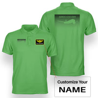 Thumbnail for Airbus A350XWB & Dots Designed Double Side Polo T-Shirts