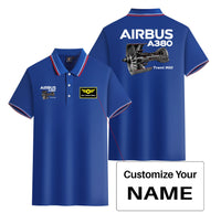 Thumbnail for Airbus A380 & Trent 900 Engine Designed Stylish Polo T-Shirts (Double-Side)