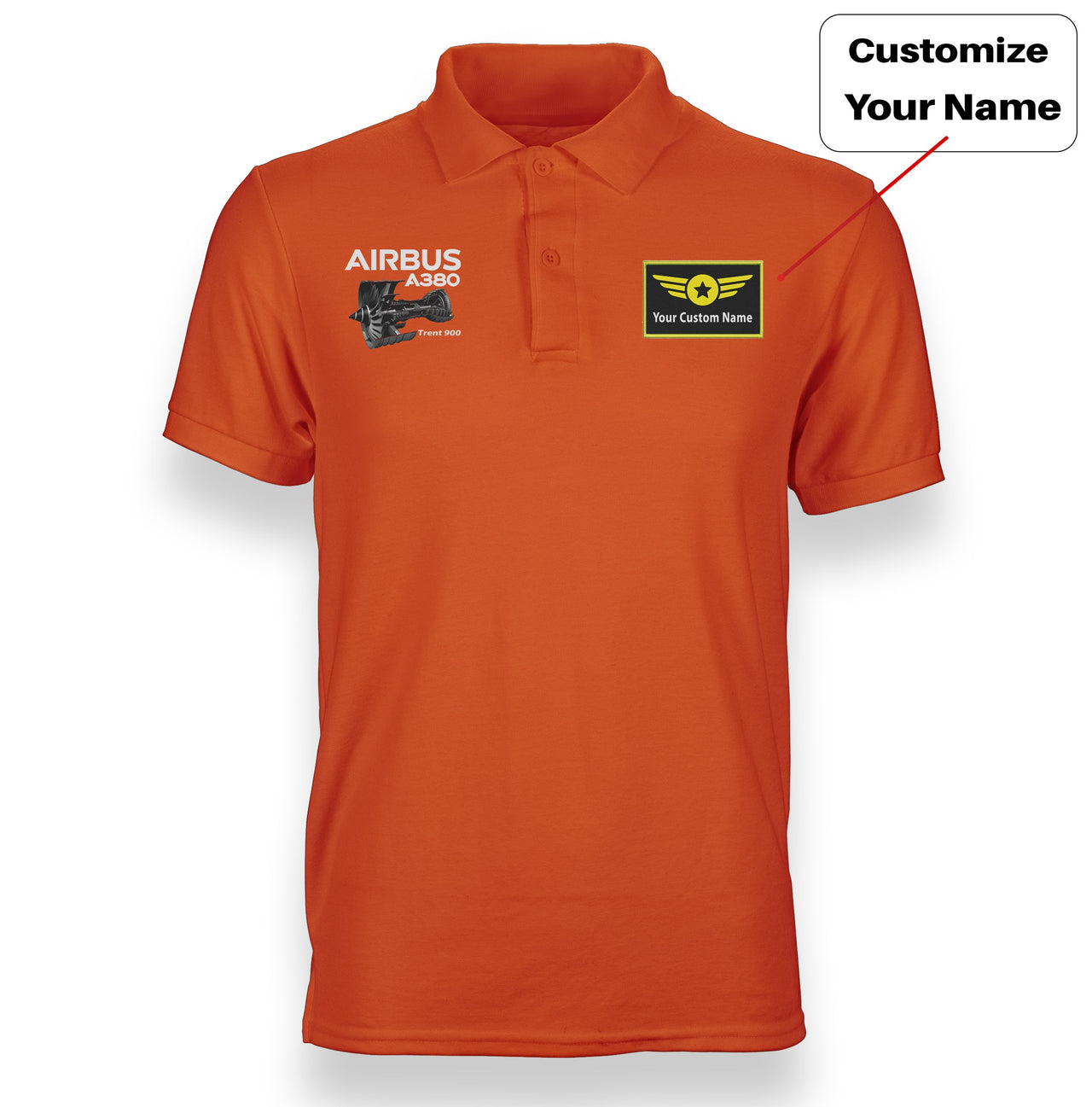 Airbus A380 & Trent 900 Engine Engine Designed "WOMEN" Polo T-Shirts