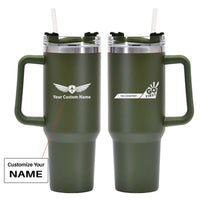 Thumbnail for Go First 40oz Stainless Steel Car Mug With Holder