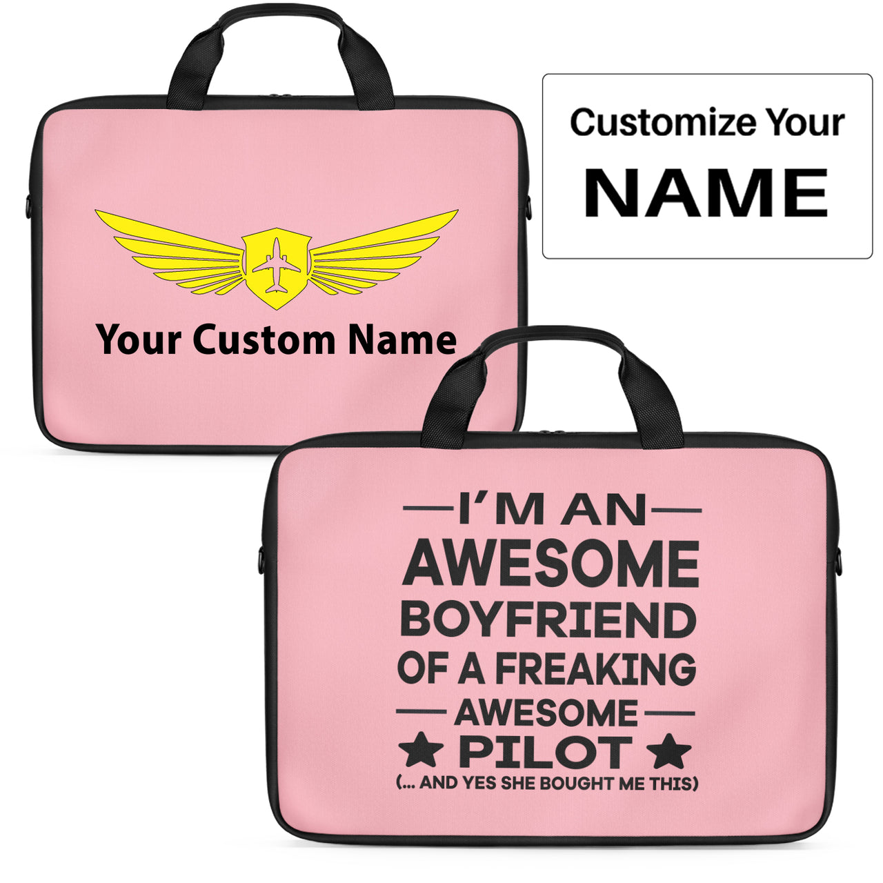 I am an Awesome Boyfriend Designed Laptop & Tablet Bags