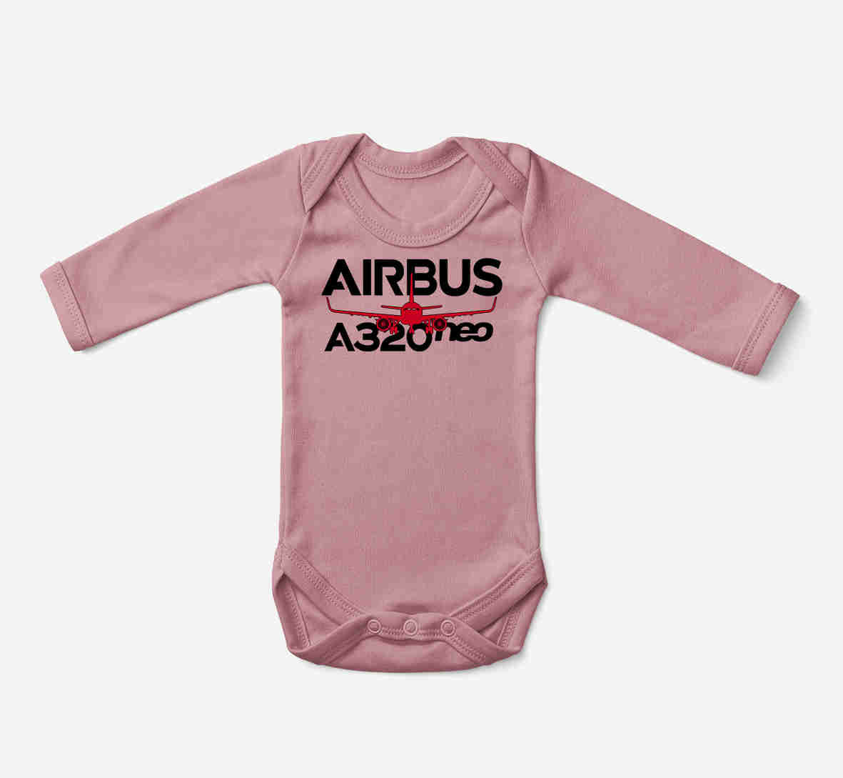 Amazing Airbus A320neo Designed Baby Bodysuits