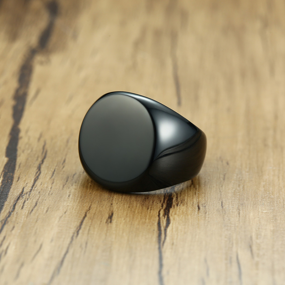 Your Custom Design & Image & Logo & Text Design  20MM Stainless Steel (2) Circular Ring