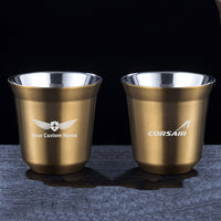 Thumbnail for Corsair Airlines Double Wall Stainless Steel Coffee Mugs