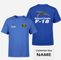 Thumbnail for The McDonnell Douglas F18 Designed Double-Side T-Shirts