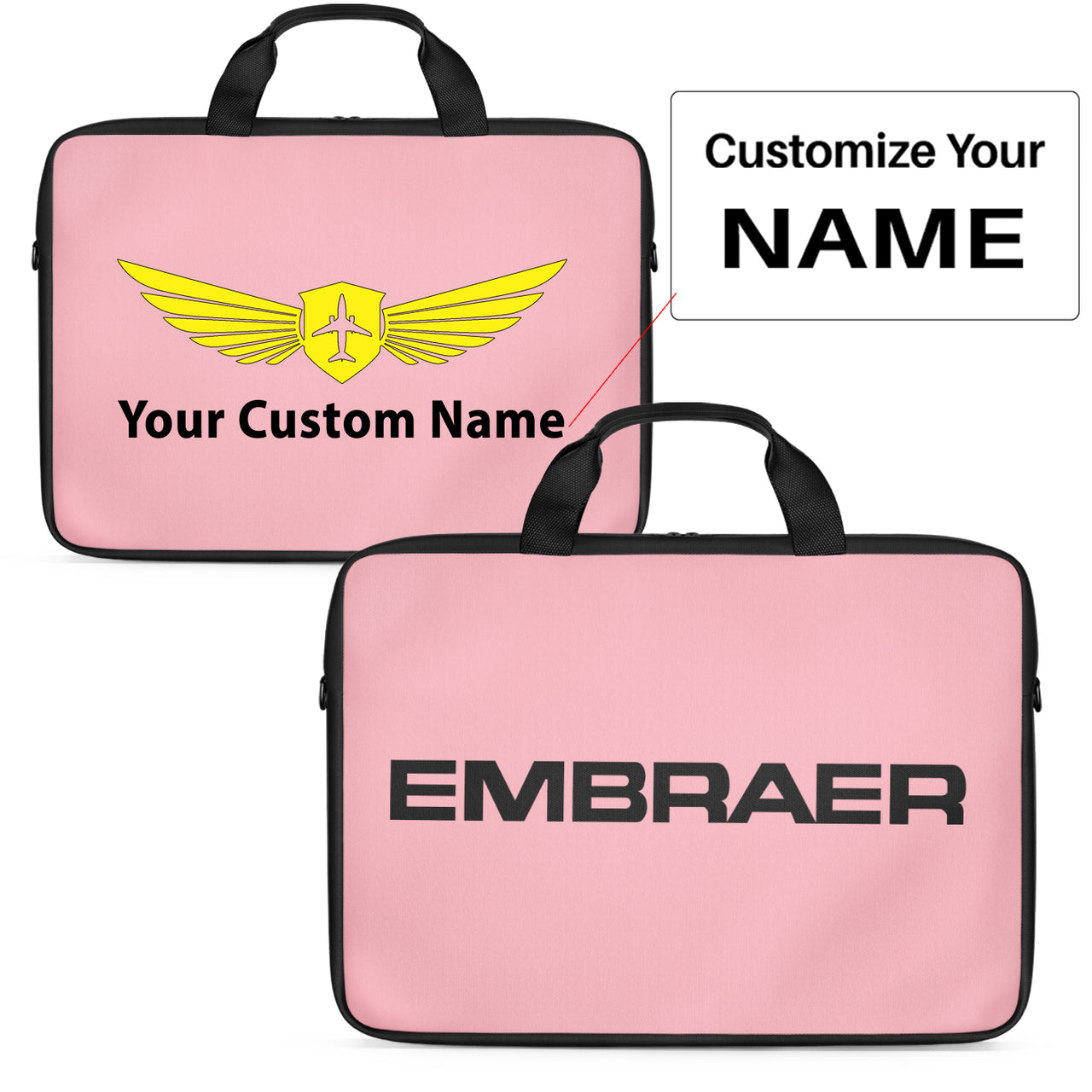 Embraer & Text Designed Laptop & Tablet Bags